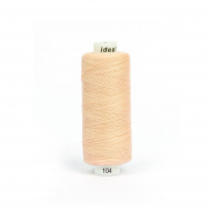 Нитки IDEAL бытовые 40/2 полиэстер 366м цв.104 пудровый Нитки IDEAL бытовые 40/2 полиэстер 366м цв.104 пудровый