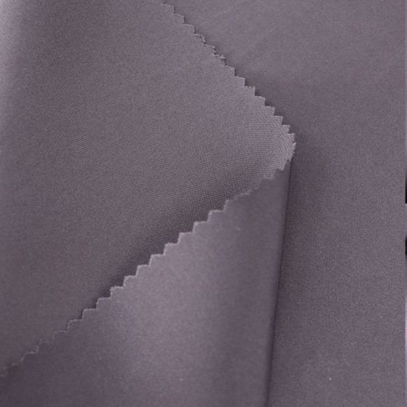 Ткань шелк Армани 90 г/м? 97% полиэстер, 3% спандекс шир.145 см арт.Р.18538.12 цв.12 серый уп.25м