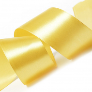 Лента атласная 50мм цв.3021 св.горчичный IDEAL уп.27,4 м