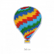 Термоаппликации арт.TBY.2230 Воздушный шар 3х6см, уп.10 шт.