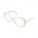 167070_Очки со стеклом, 8,5 см, белые