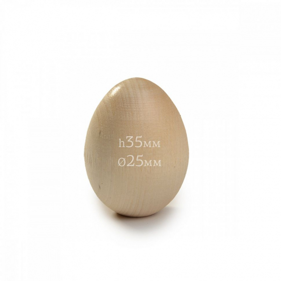Деревянная заготовка из липы Magic 4 Hobby Яйцо h35мм d25мм уп.20шт Деревянная заготовка из липы Magic 4 Hobby Яйцо h35мм d25мм уп.20шт