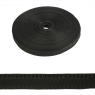 Тесьма брючная (полиэфирная) арт.4316 шир.15мм цв.черный уп.50м А