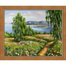 Набор для изготовления картин АЛМАЗНАЯ ЖИВОПИСЬ арт.АЖ.1683 Цветущий луг 50х40 см