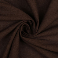 Ткань льняная TBYLi-1004-20 185г/м? 30% лен 25хб 25%виск 20%ПЭ шир 140см цв.20 шоколад рул 10м Ткань льняная TBYLi-1004-20 185г/м? 30% лен 25хб 25%виск 20%ПЭ шир 140см цв.20 шоколад рул 10м