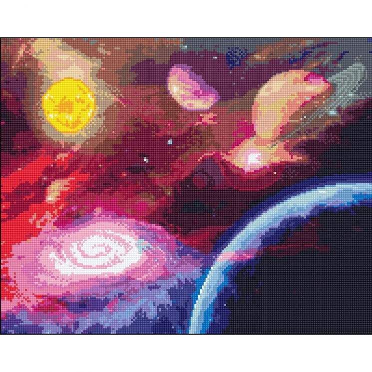 Алмазная мозаика Ah5346 Новый мир 40х50