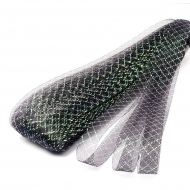 Регилин TBY мягкий MF-15 шир.15мм цв.A03 Черный/зеленый уп.23м