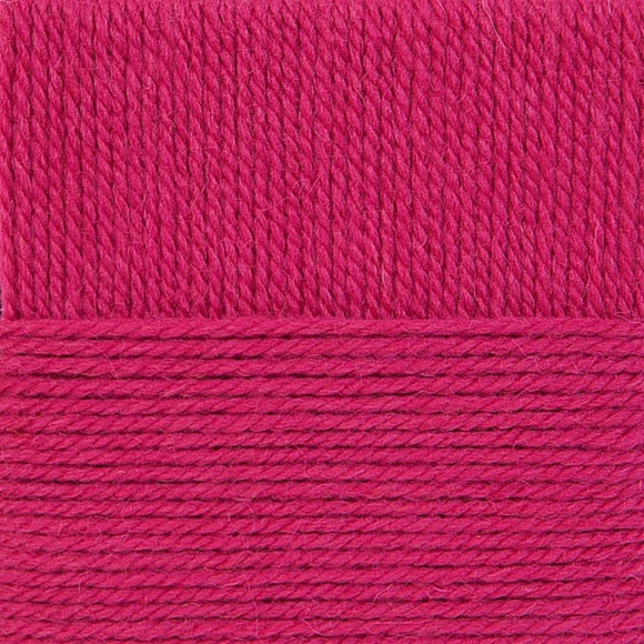 Пряжа для вязания ПЕХ Осенняя (25% шерсть, 75% ПАН) 5х200г/150м цв.439 малиновый