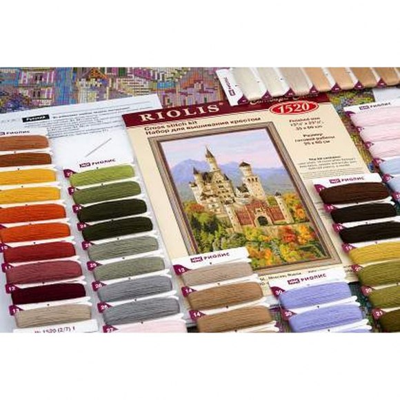 Набор для вышивания РИОЛИС арт.1520 Нойшванштайн 35х60 см
