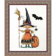 Набор для вышивания NEOCRAFT арт.СП-02 Ведьмочка 13х18 см