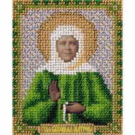 Набор для вышивания PANNA арт. CM-1820 Икона Святой блаженной Матроны Московской 8,5х11 см