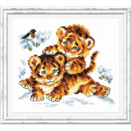 Набор для вышивания ЧУДЕСНАЯ ИГЛА арт.18-87 Безмятежное детство 14х12 см