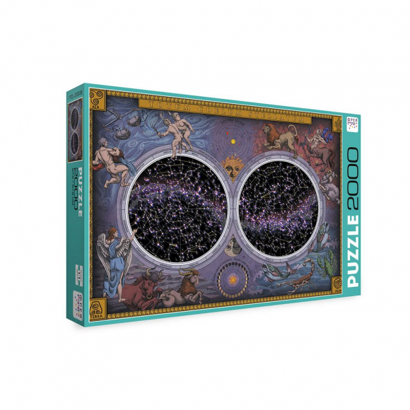 Пазл ФРЕЯ арт.PZL-2000/06 Карта звездного неба 67,5х97,5 см Пазл ФРЕЯ арт.PZL-2000/06 Карта звездного неба 67,5х97,5 см