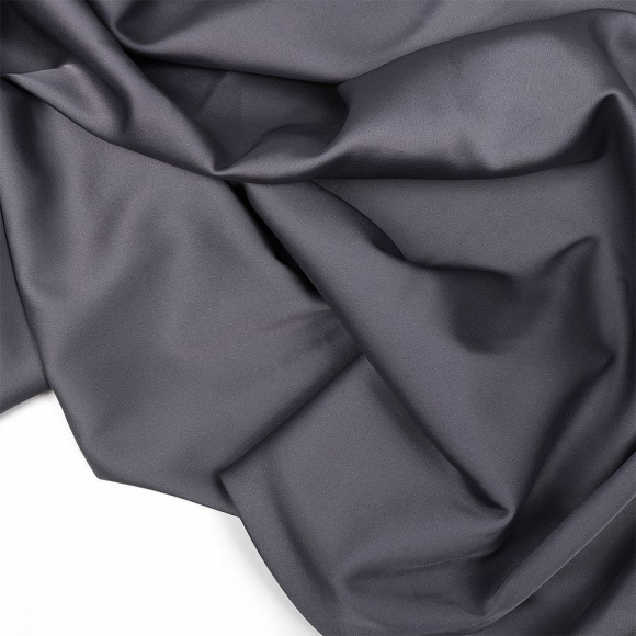 Ткань шелк Армани 90г/м? 97% ПЭ 3% Спандекс шир.150см арт.АШ2406.07 цв.07 св.серый уп.5м