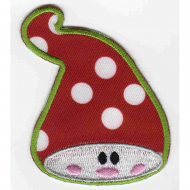 Термоаппликация HKM "Wichtel rot mit wei?en Punkten"