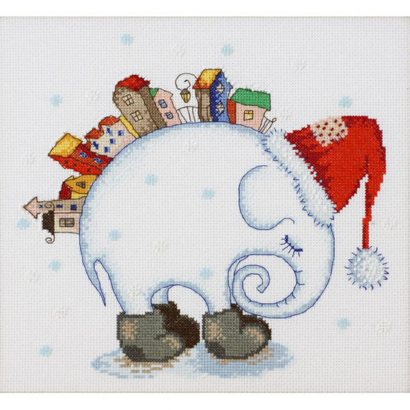 Набор для вышивания МАРЬЯ ИСКУСНИЦА арт.13.001.05 Зимний сон, по рисунку Ю. Доценко 25х25 см