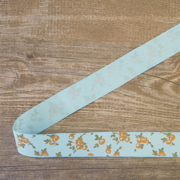 85548_Лента репсовая на картонной катушке "Розочки" 85548_Лента репсовая на картонной катушке "Розочки"