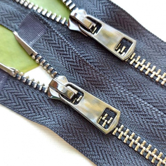 Молния мет. титан №5 никель два замка 85см D301 графит