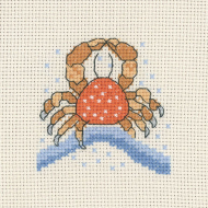 Набор для вышивания PERMIN арт.14-3132 Краб 9х9 см