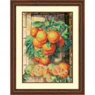 Набор для вышивания бисером ПАУТИНКА арт.Б-1220 Апельсины 26,5х38 см Набор для вышивания бисером ПАУТИНКА арт.Б-1220 Апельсины 26,5х38 см