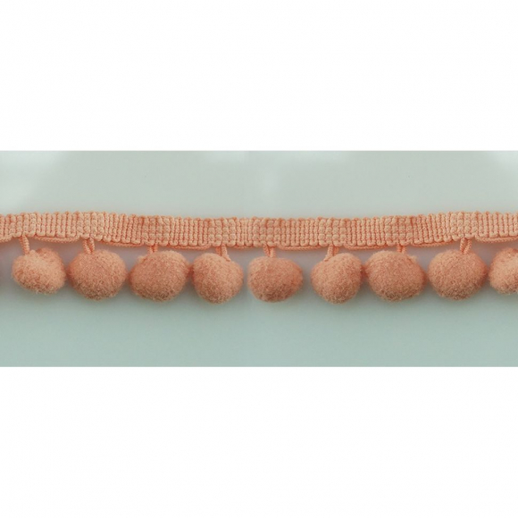 Тесьма с помпонами MATSA цвет темно-коралловый Тесьма с помпонами MATSA цвет темно-коралловый