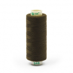 Нитки Dor Tak бытовые 40/2 полиэстер 366м цв.348 коричневый