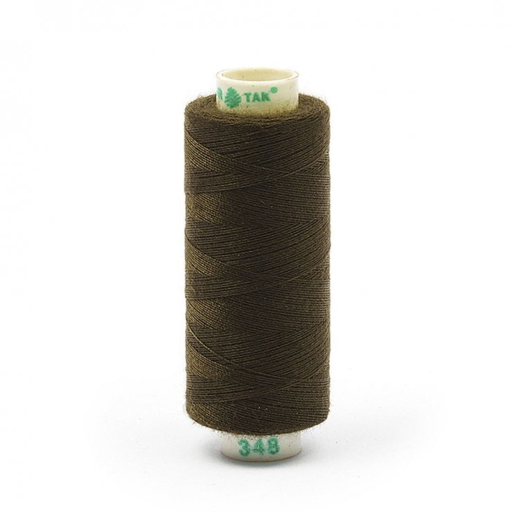 Нитки Dor Tak бытовые 40/2 полиэстер 366м цв.348 коричневый