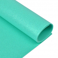 Фоамиран глиттерный Magic 4 Hobby 2 мм арт.MG.GLIT.H043 цв.мятный, 20х30 см