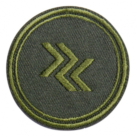 Термоаппликация "Круг (оливковый)"