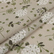 Ткань Лен, арт.TBY.DJ.64, 140г/м?, 30% лен 70% хлопок, шир.150см, рул.20м