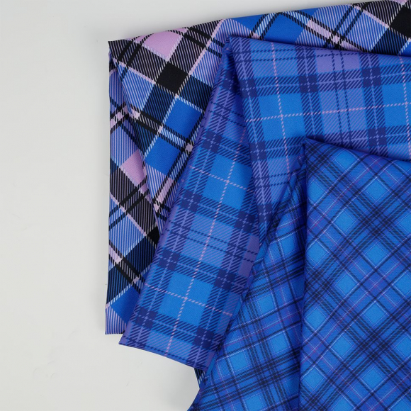 Ткань Габардин 140 г/м? 100% полиэстер шир.155 см арт.T.4000.07 цв.синий рул.25м