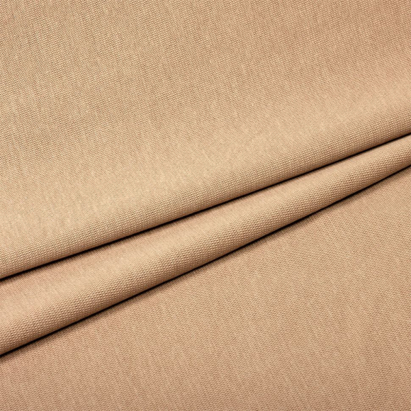 Ткань рибана  гл/крашеный, 215г/м?  95% хл 5%эласт  чулок 80-90см арт.ШН-215955-25 цв.бежевый (70642) рул.15-80м