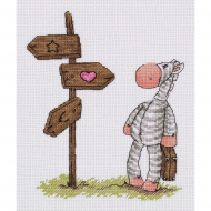 Набор для вышивания KLART арт. 8-311 Правильный путь 18,5х22,5 см