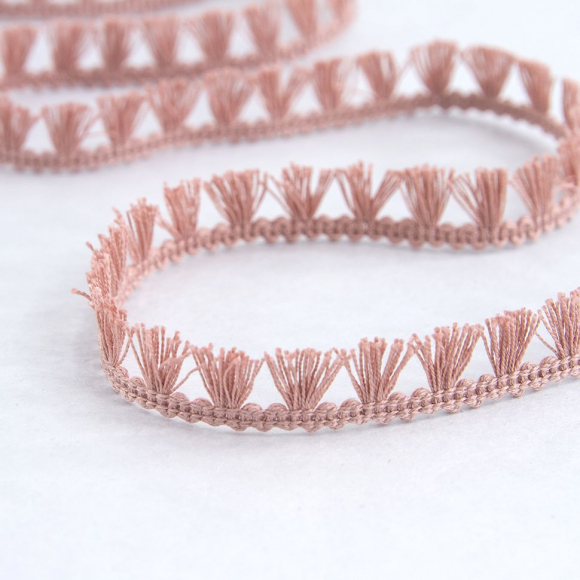 178070_Тесьма декоративная, 16 мм, с бахромой, цвет розовый 178070_Тесьма декоративная, 16 мм, с бахромой, цвет розовый