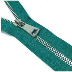 Молния трактор №5 Premium н/р 18см никель D023 изумруд