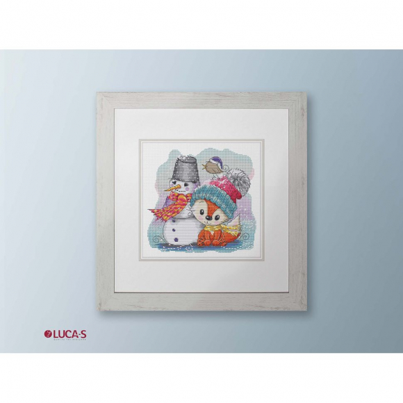 Набор для вышивания LUCA-S арт. B1200 Лисёнок и его друзья 19х18 см