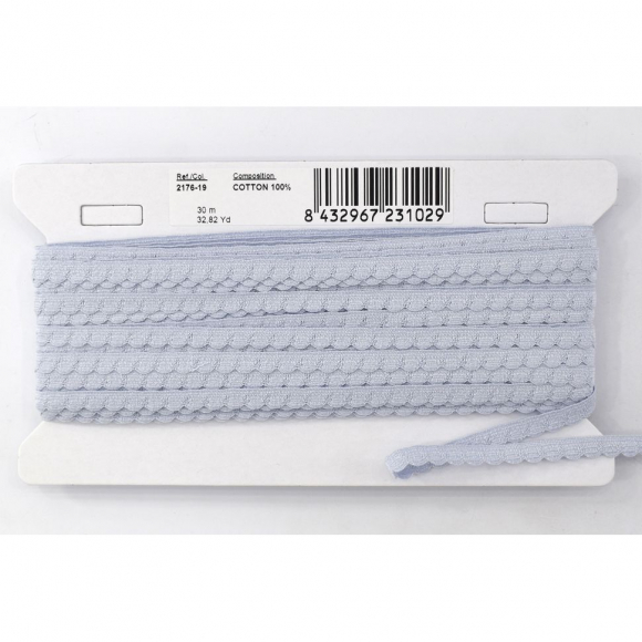 173869_Кант-тесьма, 8 мм, цвет голубой