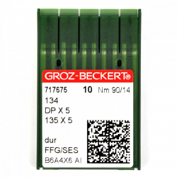 Игла для промышленных швейных машин Groz-Beckert 134/DPX5 FFG  №90 уп.10 шт. арт.717675