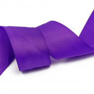 Лента Ideal репсовая в рубчик шир.38мм цв. 465 тепл.фиолетовый уп.27,42м