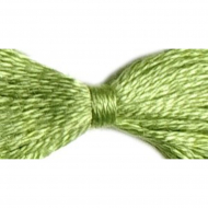 Нитки мулине цв.4006 св.зеленый 12х10м С-Пб