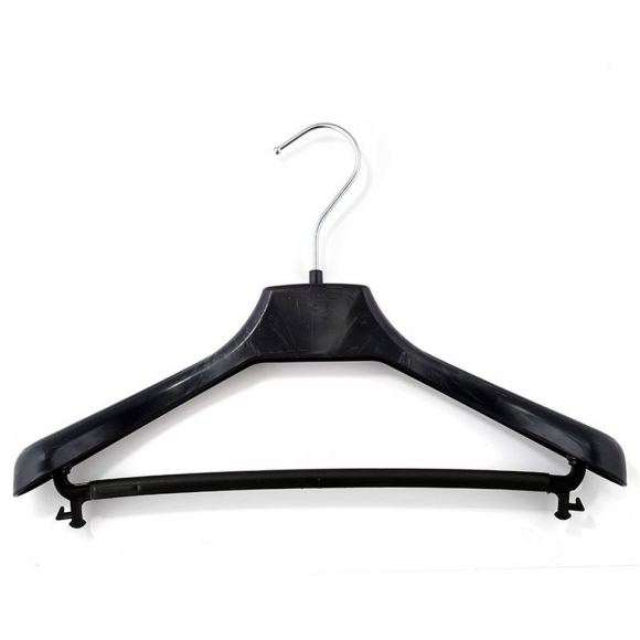 Вешалка арт.В-34-1 пальтовая с перекладиной цв.черный