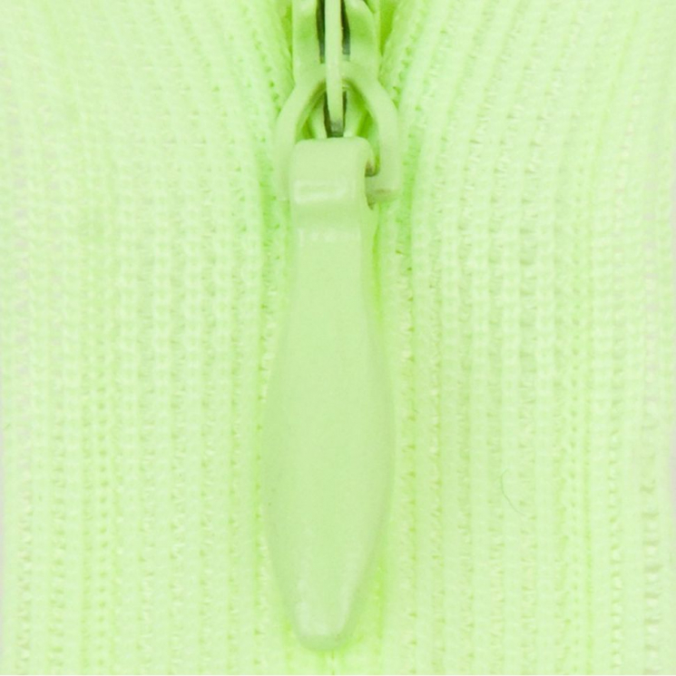 Молния потайная нераз 50см S-872 зеленый неон SBS уп.100шт