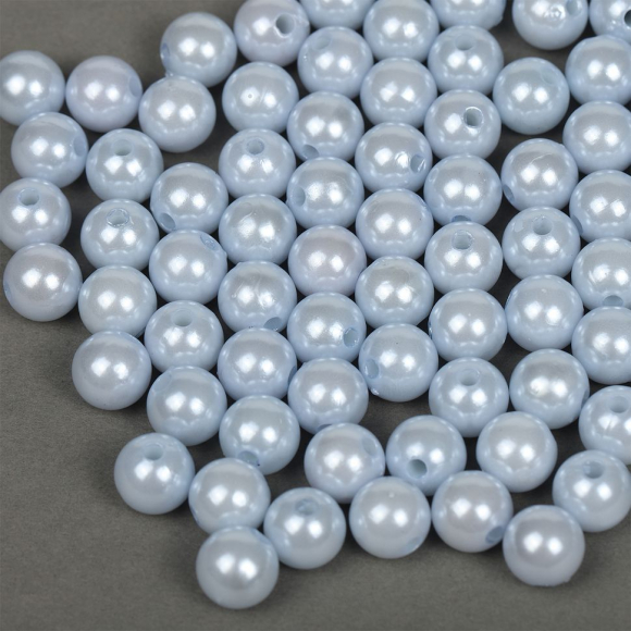 Бусины MAGIC 4 HOBBY круглые перламутр 10мм цв.A26 голубой уп.50г (96шт) Бусины MAGIC 4 HOBBY круглые перламутр 10мм цв.A26 голубой уп.50г (96шт)