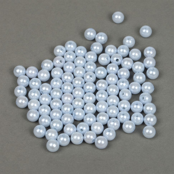 Бусины MAGIC 4 HOBBY круглые перламутр 10мм цв.A26 голубой уп.50г (96шт) Бусины MAGIC 4 HOBBY круглые перламутр 10мм цв.A26 голубой уп.50г (96шт)