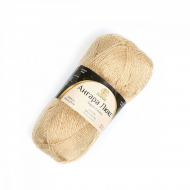 Пряжа для вязания КАМТ Ангара Люкс (50% мохер, 50% акрил) 5х50г/220м цв.006 св.бежевый