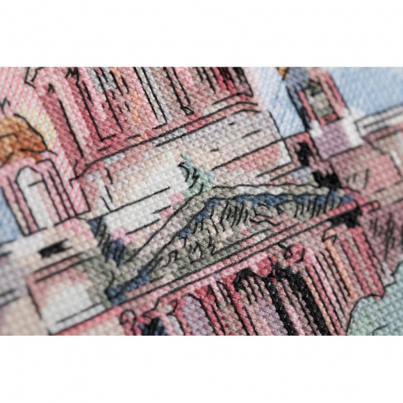 Набор для вышивания PANNA арт. PAN.GM-7282 Путешествие по Петербургу 30,5х22,5 см