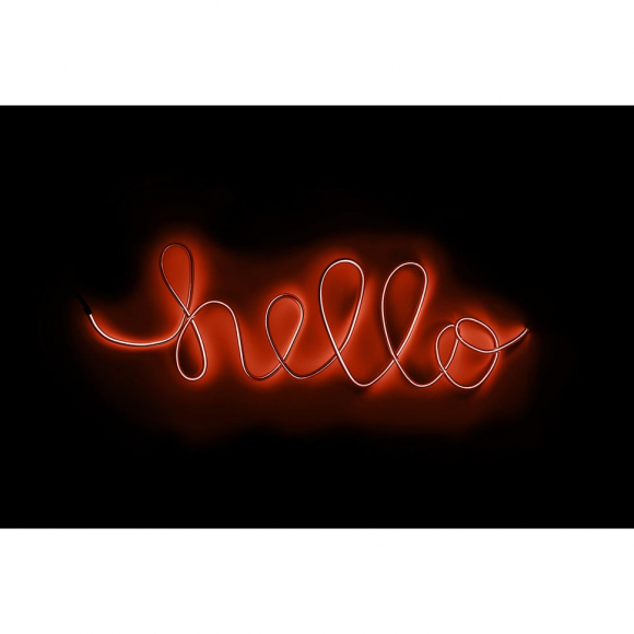 192239_Проволока светодиодная, цвет неоновый оранжевый