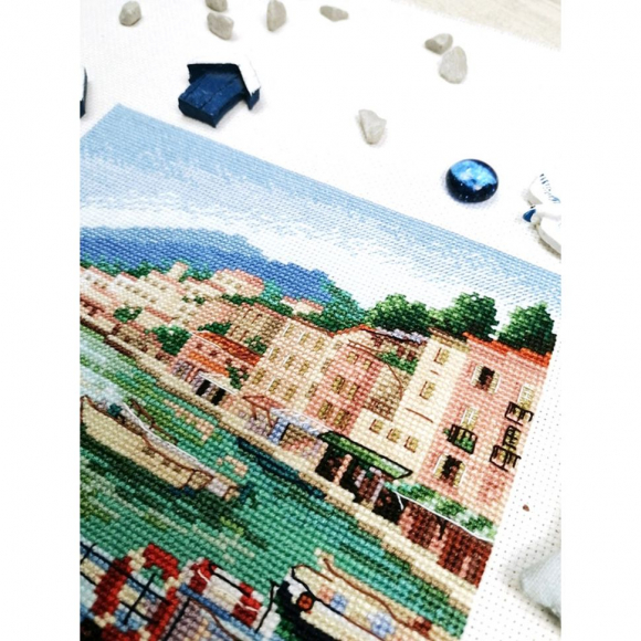 Набор для вышивания "Лодки" Набор для вышивания "Лодки"