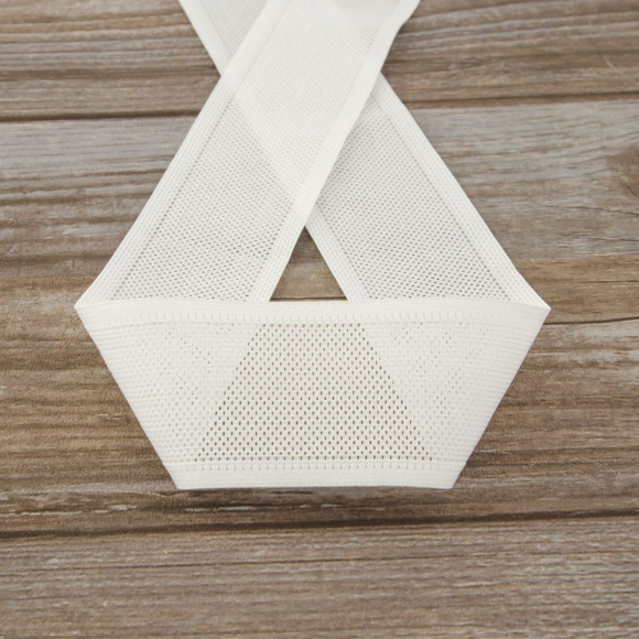 181920_Резинка поясная решетчатая, 52 мм, 25 м, цвет 02 белый