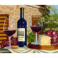 Набор для вышивания СДЕЛАЙ СВОИМИ РУКАМИ арт.Б-13 Бордо 35х28 см